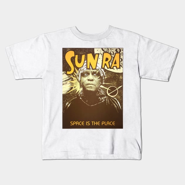 sun ra Kids T-Shirt by Butones gym